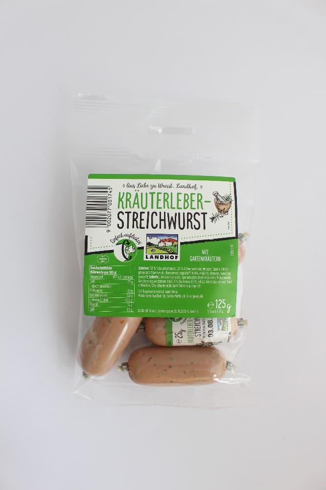 Landhof Leberstreichwurst Bits 5 x 25-g-Packung Angebot bei Interspar