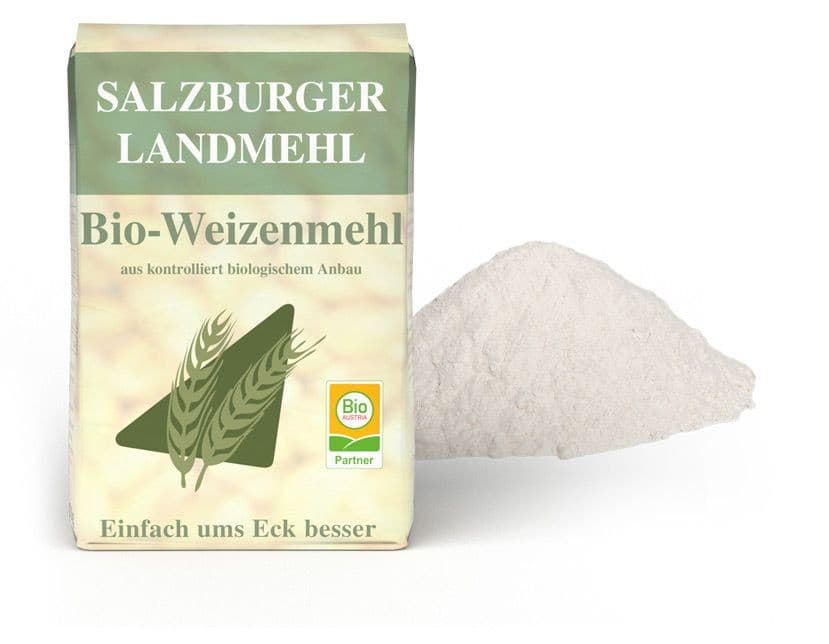 Bio-Weizenmehl, 1 kg SALZBURGER LANDMEHL – Norma