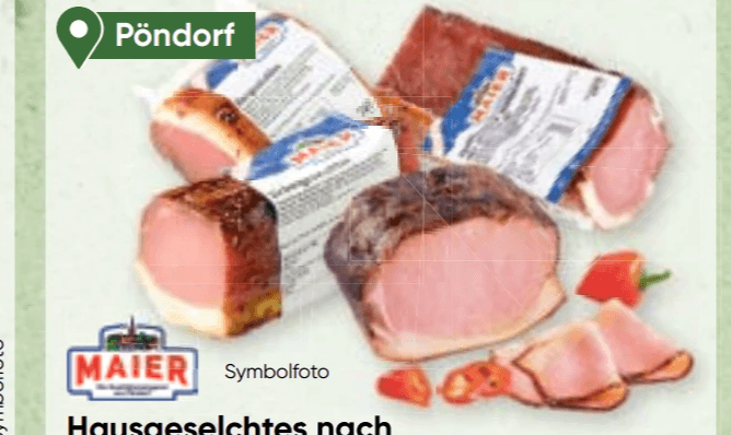 Maier Hausgeselchtes nach Bauern Art, Rohschinken geräuchert Westfäler Art, Biergeselchtes oder Zirbengeselchtes, ca. 300 g - 400 g – Maximarkt