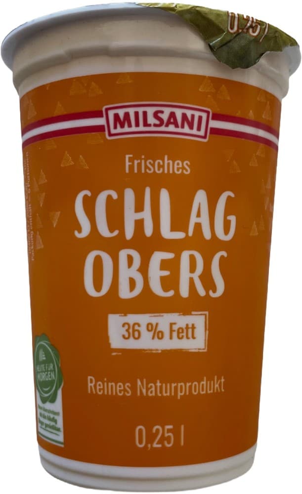 Schlagobers, 250 ml Milsani – Hofer