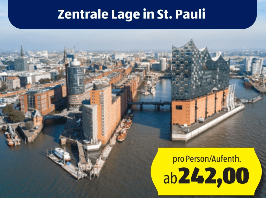 BAHNREISE – DEUTSCHLAND Hamburg – Hotel NH Collection Hamburg City ****, 4, 5 oder 6 Tage – Hofer