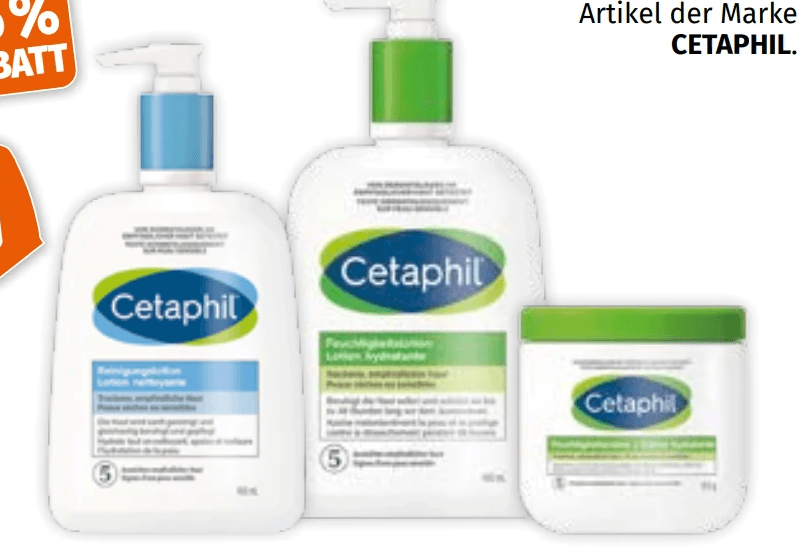 Ausgewählte Cetaphil Produkte – Müller