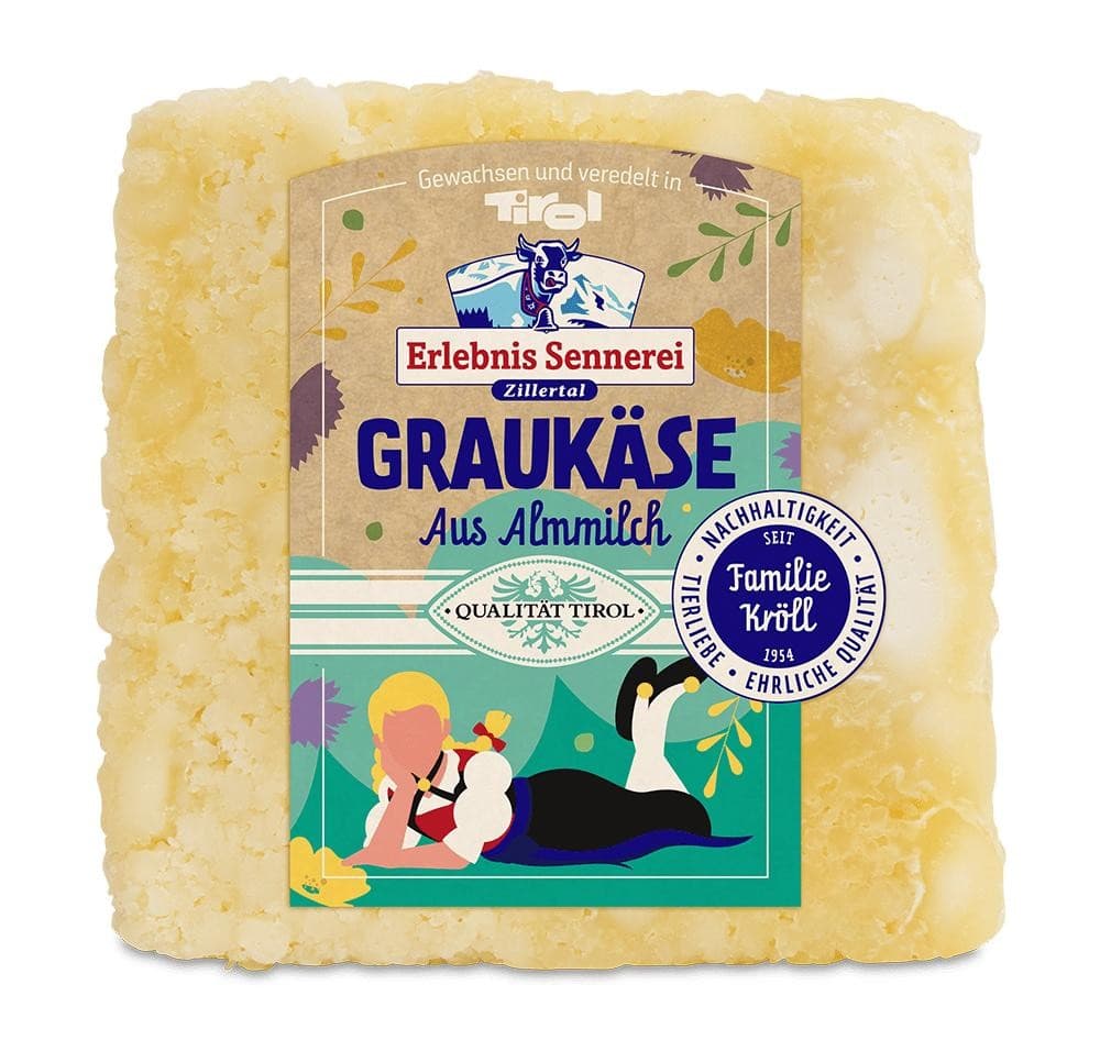 Graukäse, 200 g Erlebnissennerei Zillertal – MPREIS