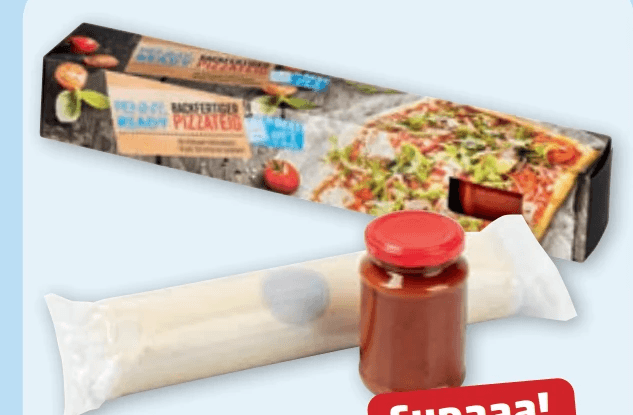 Penny. Ready Backfertiger Pizzateig mit Sauce, 600 g – Penny