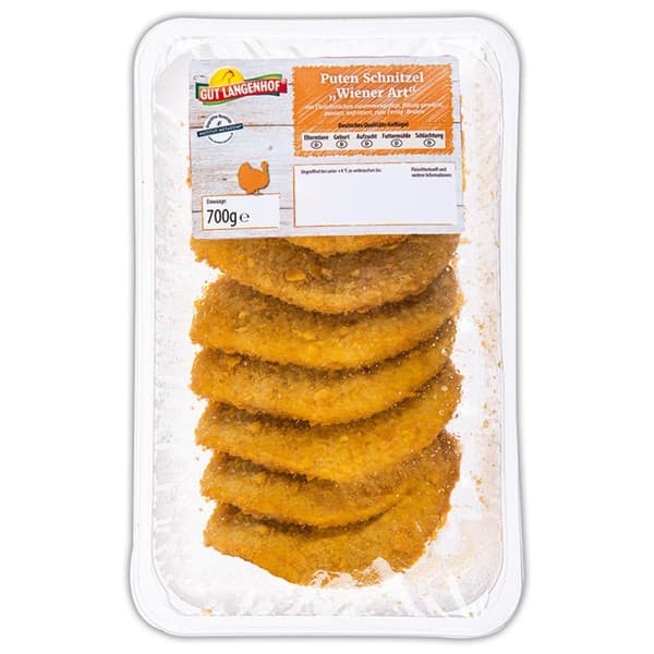 Puten-Schnitzel, 7 Stück à 100 g Gut Langenhof – Norma