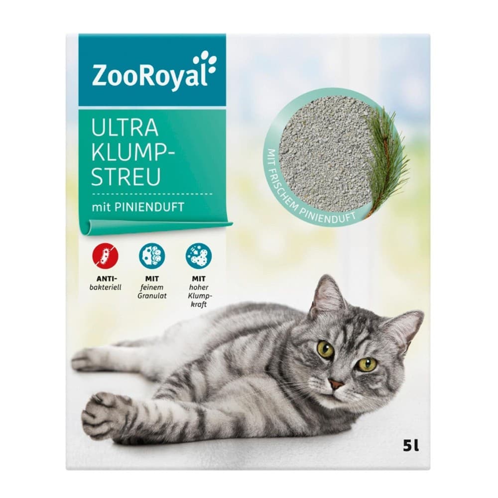 ZooRoyal Ultra Klumpstreu Pinienduft, 5 Liter – Bipa