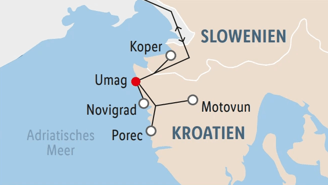 Umag & die Istrische Riviera Busreise 7 Tage Leitner Reisen Angebot bei Lidl Reisen