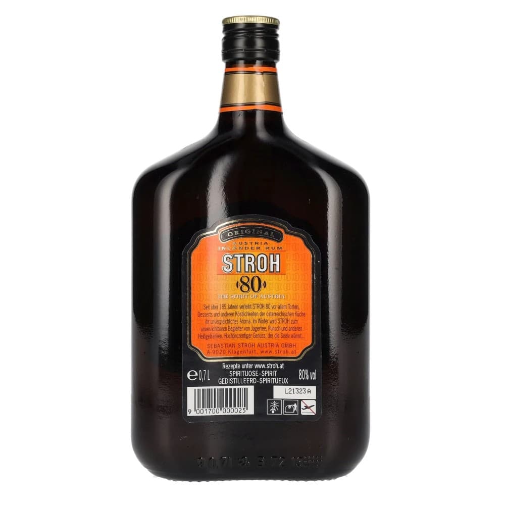 Stroh Inländer Rum 80%, 0,7 Liter – Spar