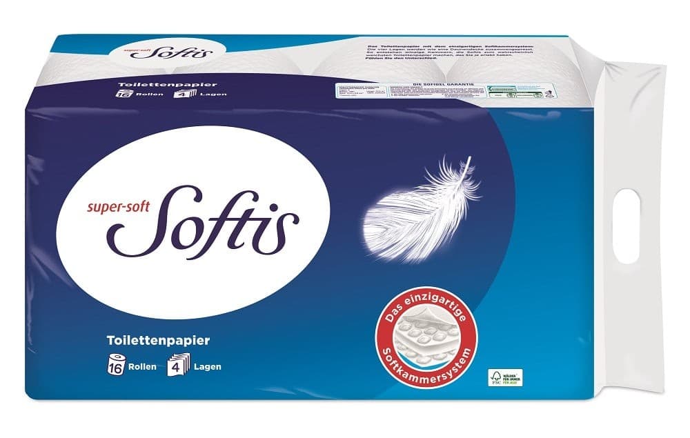 Softis Toilettenpapier, 16x100 Blatt – Lidl