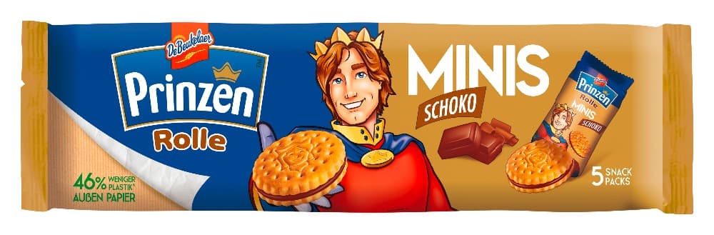 DeBeukelaer Prinzenrolle Schoko, Minis oder Stories, 352 g, 187 g oder 330 g – Maximarkt