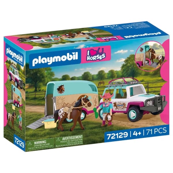 Playmobil 72129 Geländewagen mit Anhänger – Maximarkt