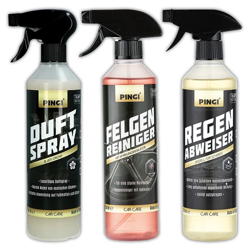 PINGI Kfz-Reinigungsserie Gold Aktiv Angebot bei Norma