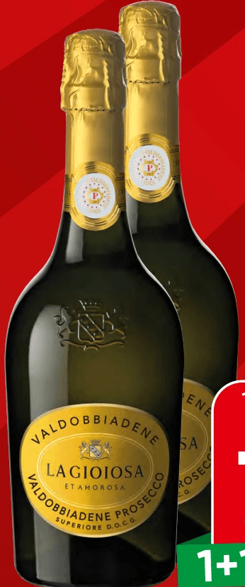La Gioiosa Prosecco Valdobbiadene DOCG, 0,75 Liter – Spar