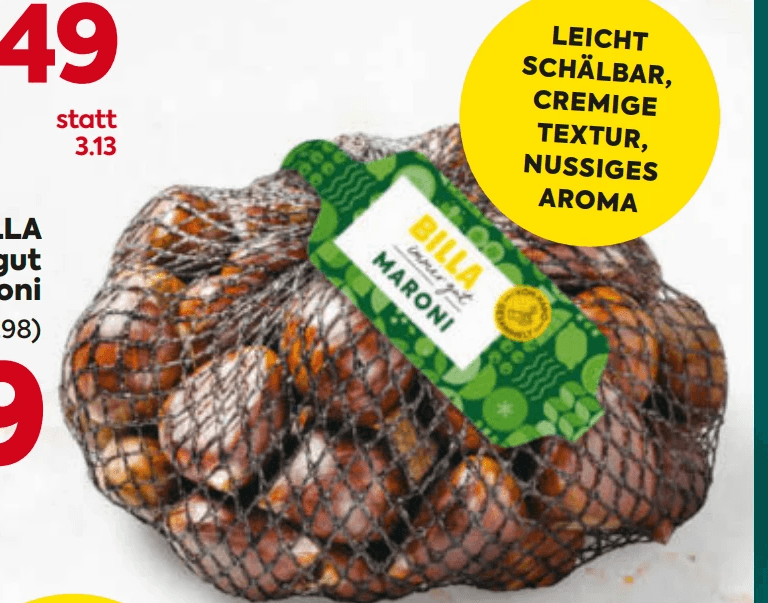 Maroni, 500 g Netz BILLA – Billa Plus