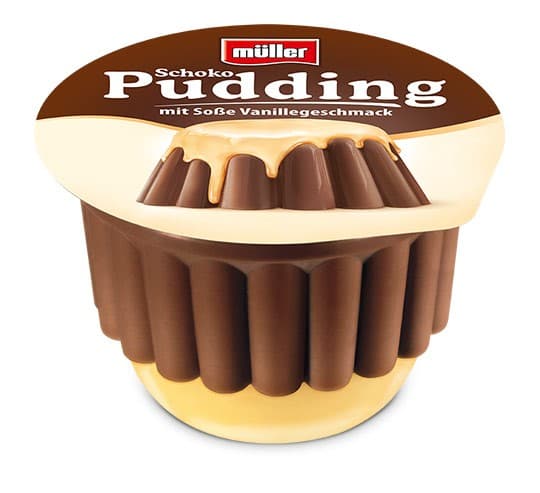 Pudding mit Soße, 450 g Müller – Norma