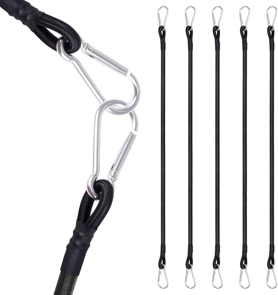 Spanngummi mit Karabiner, 5-tlg. SCHEPPACH – Norma