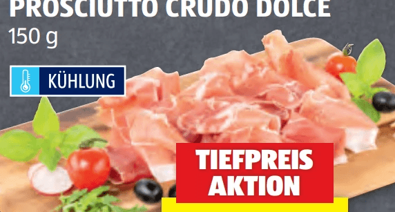 Prosciutto Crudo Dolce 150 g CUCINA Angebot bei Hofer