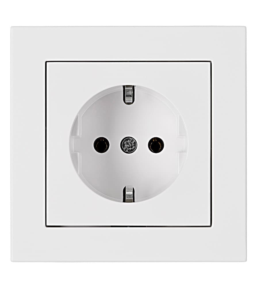 Schalterserie CUBIC VISIO S 55 Steckdose Schrack Technik Angebot bei Bauhaus