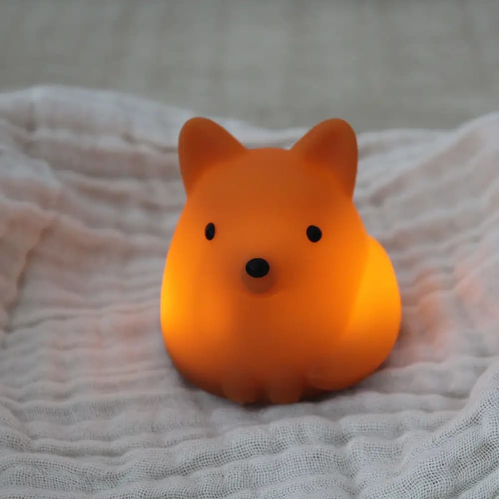 Silikon-Nachtlichter Tiny Fuchs, L 5 cm – Müller