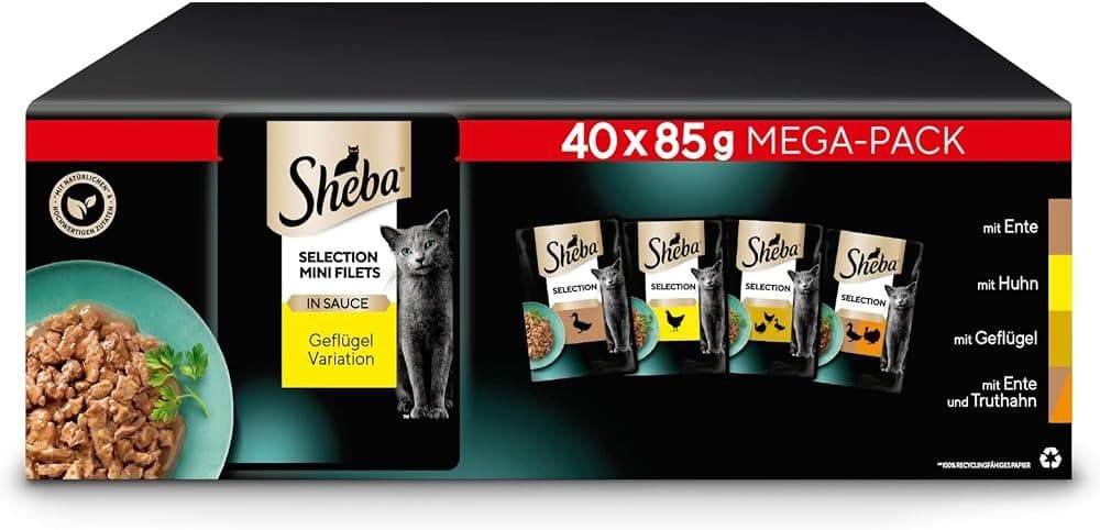 Sheba Frischebeutel Grosspackung, 40 x 85 g – Penny