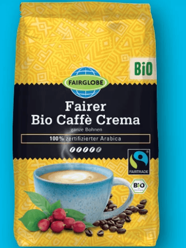 Fairglobe Fairer Bio Caffè Crema, 1 kg – Lidl
