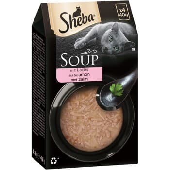 Sheba Katzennahrung 4 x 85 g, 6 x 50 g oder Soups 4 x 40 g Angebot bei Eurospar