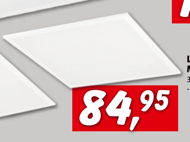LED-Deckenleuchte Moradillo-Z, 39,3 x 39,3 cm – Bauhaus