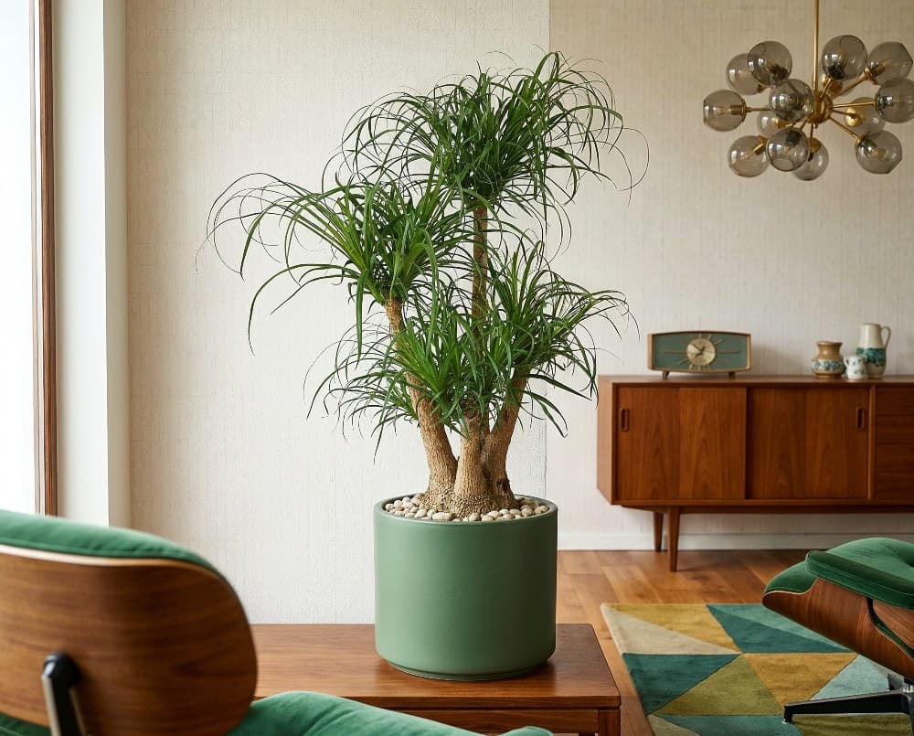 Elefantenfuß XL "Beaucarnea recurvata"/Yucca 2 Stämmig – Norma