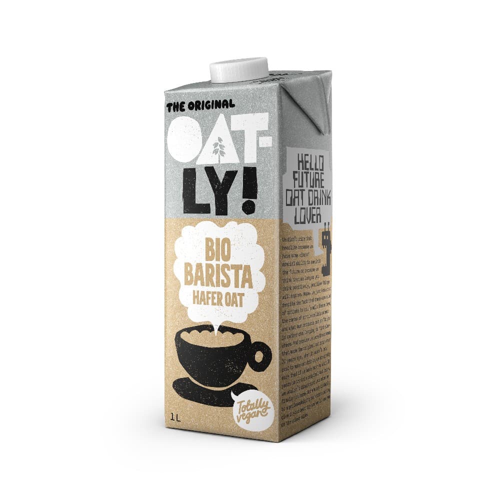 Oatly Hafer Haver, Matcha Oat Drink oder Bio Barista Hafer Oat Angebot bei Müller