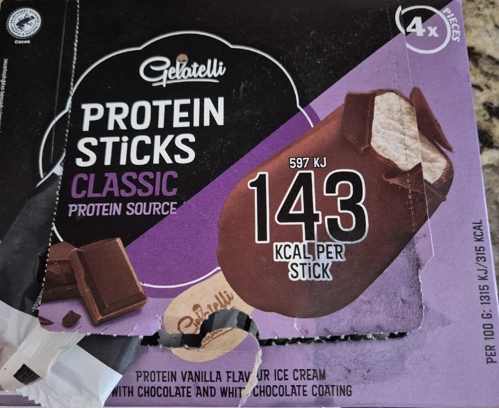 Gelatelli Protein Sticks 4x 45,5 g Angebot bei Lidl