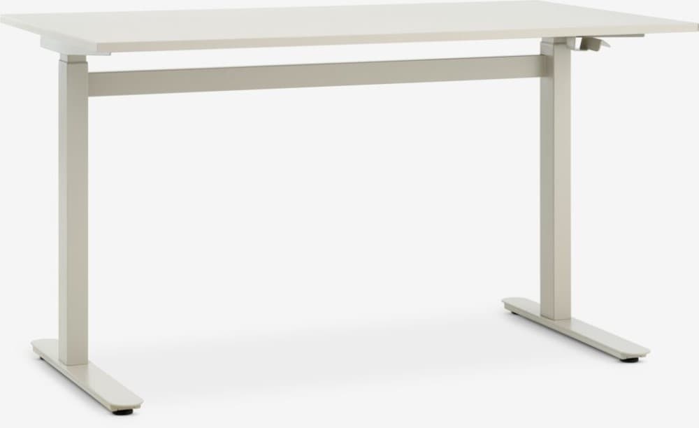 Schreibtisch LUNDTOFT, B70 x L130 x H71-117 cm – Jysk