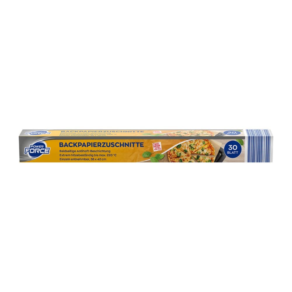 Power Force Backpapierzuschnitte, 30 Blatt – Hofer