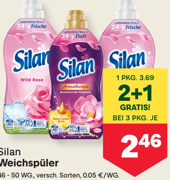Silan Weichspüler, 46-50 WG – MPREIS