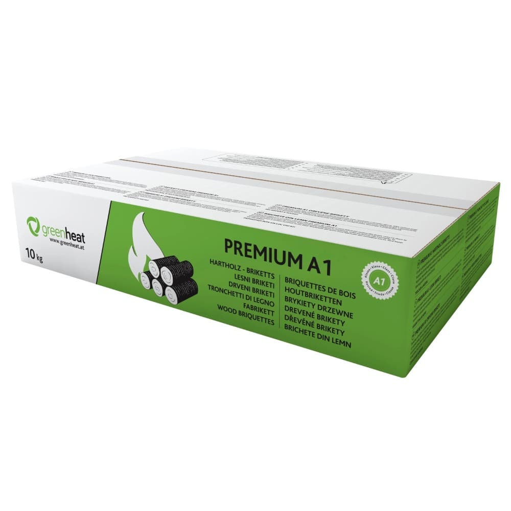 Greenheat Premium Hartholzbriketts, 10 kg – Obi