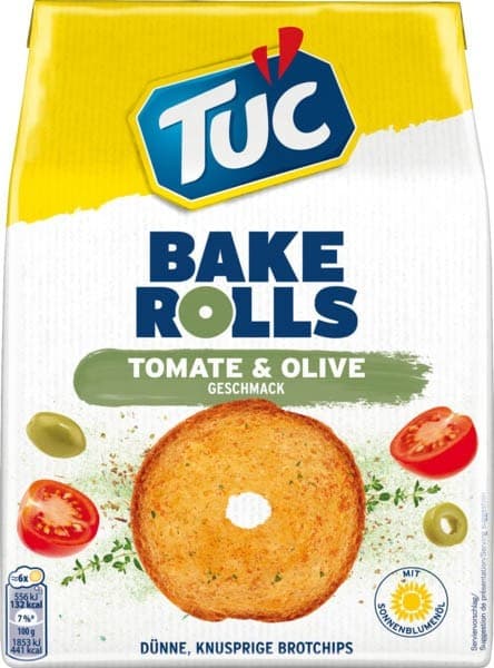 Bake Rolls, 150 g Tuc – Norma