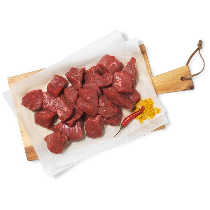 Ja! Natürlich Bio-Gulasch vom Weidegenussrind gewürfelt, 400 g Packung – Billa Plus