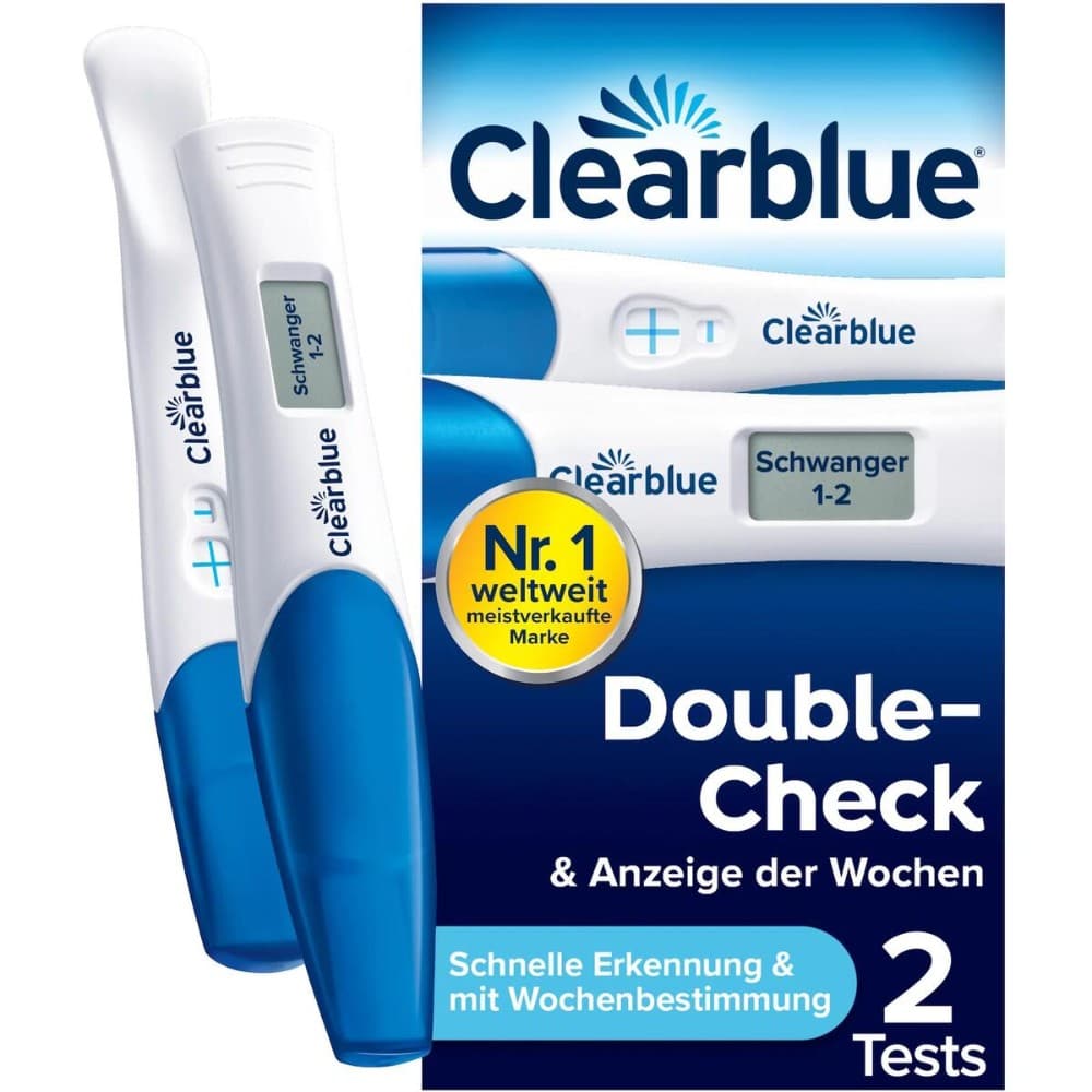Clearblue Double Check Schwangerschaftstest 2 Stück Angebot bei Bipa