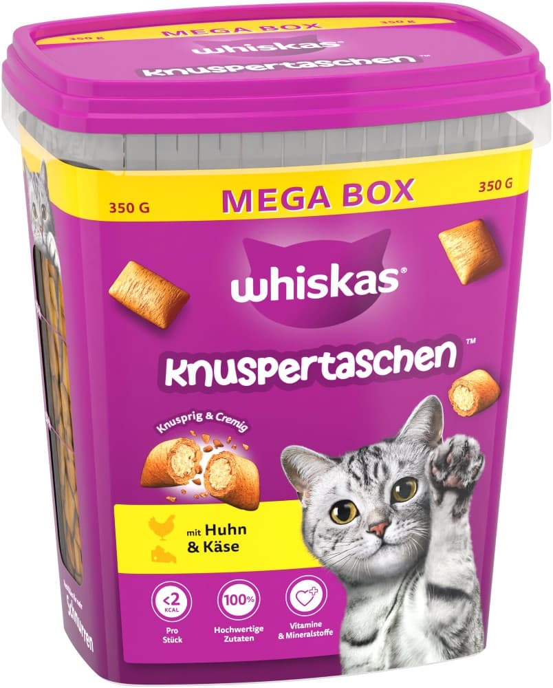 Katzensnack Knuspertaschen, 350 g Whiskas – Interspar
