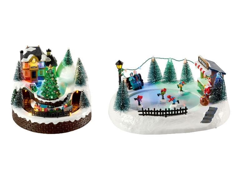 LED-Weihnachtsdorf LIVARNO – Lidl