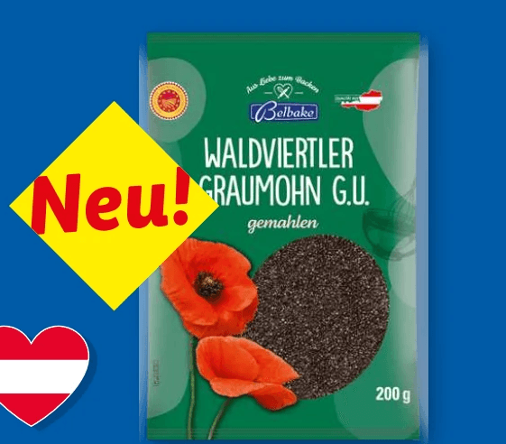 Belbake Graumohn gemahlen, 200 g – Lidl