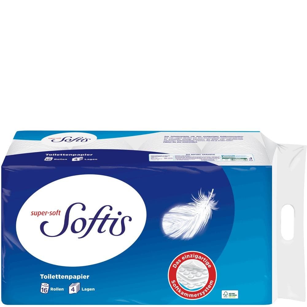 Regina Toilettenpapier od. Softis Toilettenpapier, 16 Rollen Regina / Softis – Penny