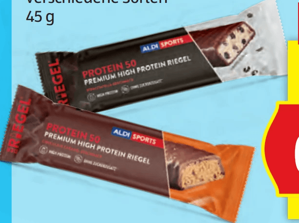 High Protein Riegel, 45 g Aldi Sports – Hofer