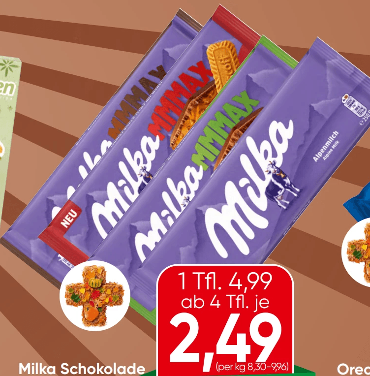 Milka Schokolade, 250-300 g – Spar
