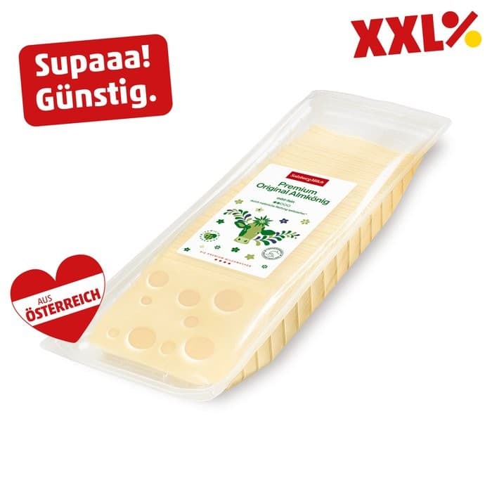 Salzburgmilch Almkönig in Scheiben, 750 g – Lidl
