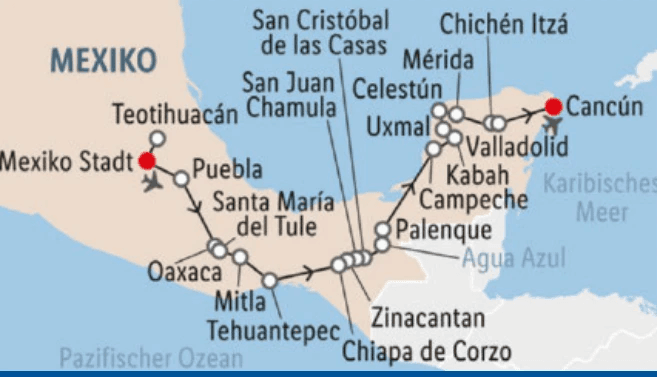 Mexiko Rundreise, 16 Tage – Lidl Reisen