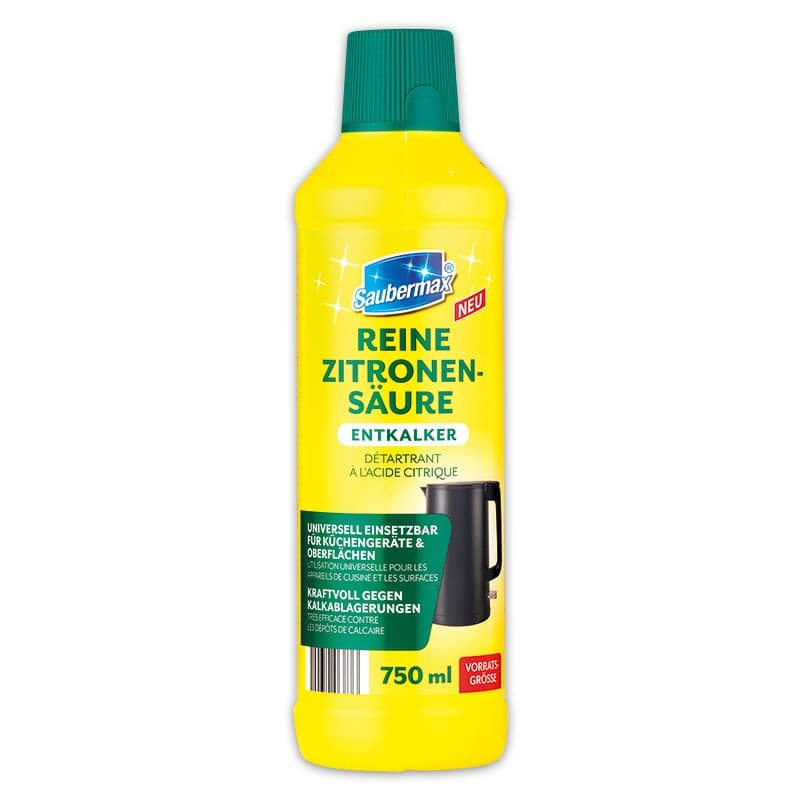 Reine Zitronen-säure 750 ml Saubermax Angebot bei Norma