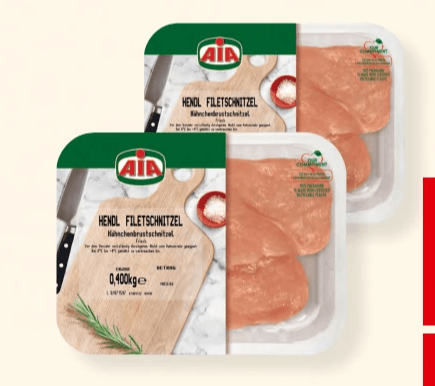 Hendlschnitzel, 400-g-Packung – Interspar