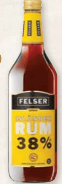 Felser Inländer Rum 38%, 1 Liter – Maximarkt