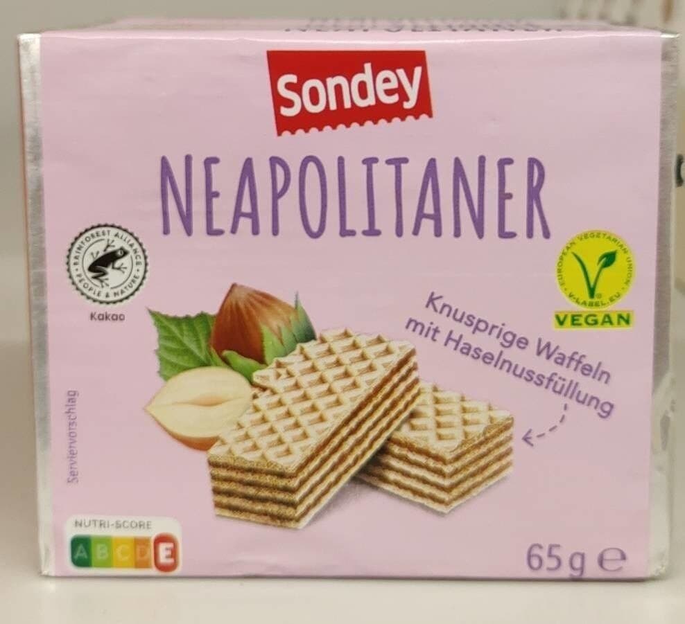 SONDEY Neapolitaner Waffeln, 4x 65 g – Lidl