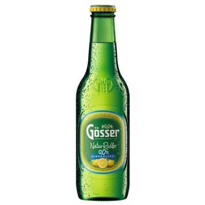 Gösser Märzen, Naturradler Zitrone, Naturradler Zitrone alkoholfrei oder Naturgold alkoholfrei, 0,33-Liter-EINWEG-Flasche – Interspar